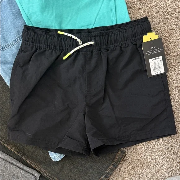 Cat & Jack Sz 10/12 boys bundle- jeans,shirt,swim - Picture 2 of 10